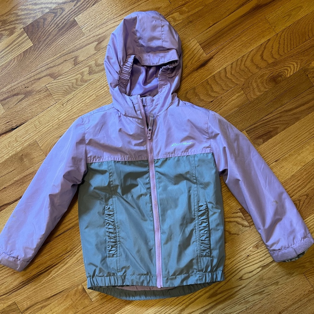 Eddie Bauer Gurls Purple and Gray Jacket